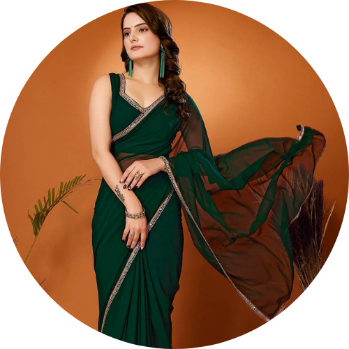Green Sarees