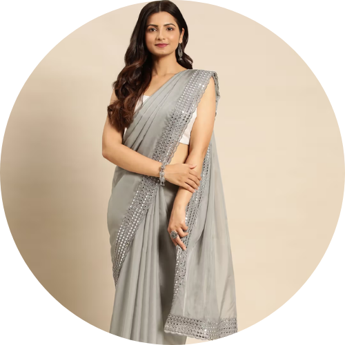 Grey Sarees