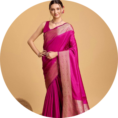 Pink Sarees