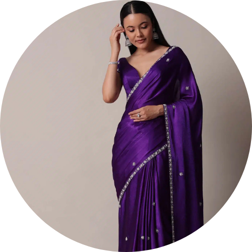 Purple Sarees
