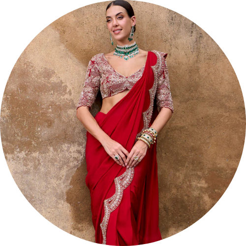 Red Sarees