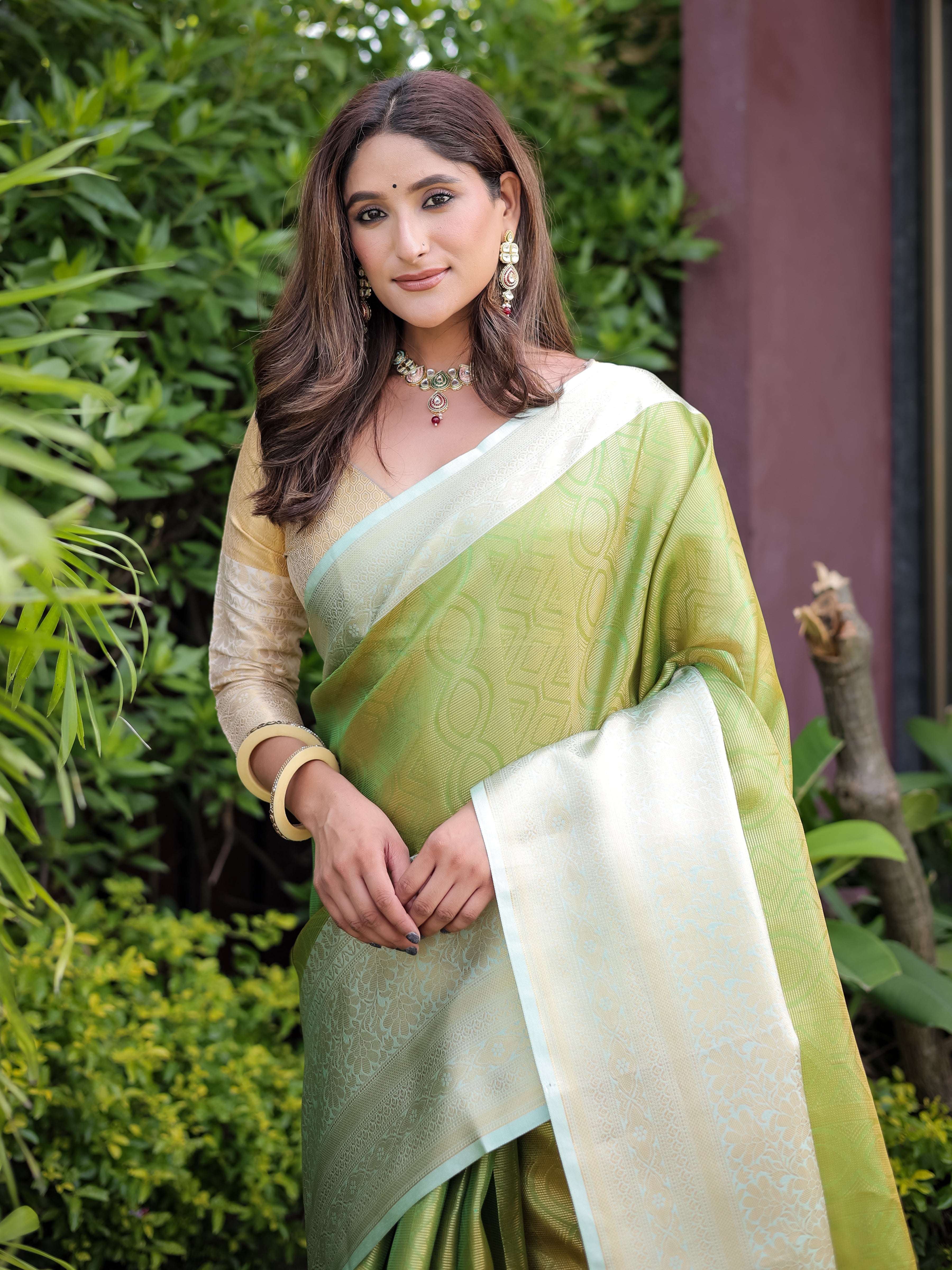 Faux Banarasi Handloom Pure Zari Saree