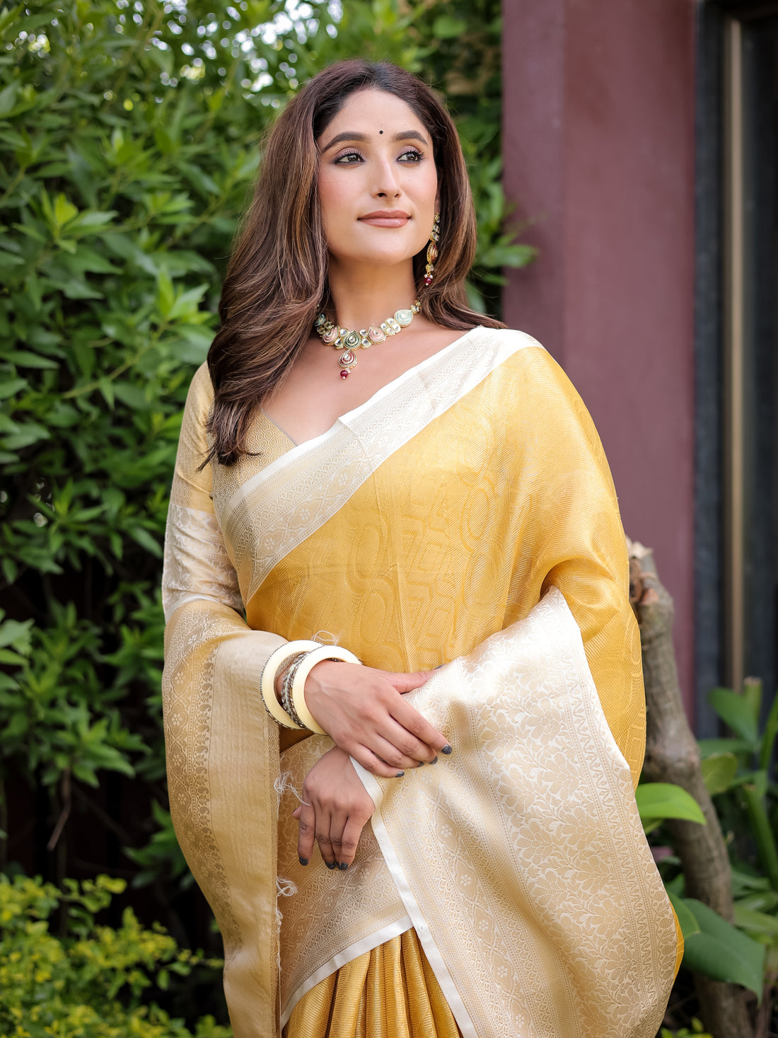 Faux Banarasi Handloom Pure Zari Saree
