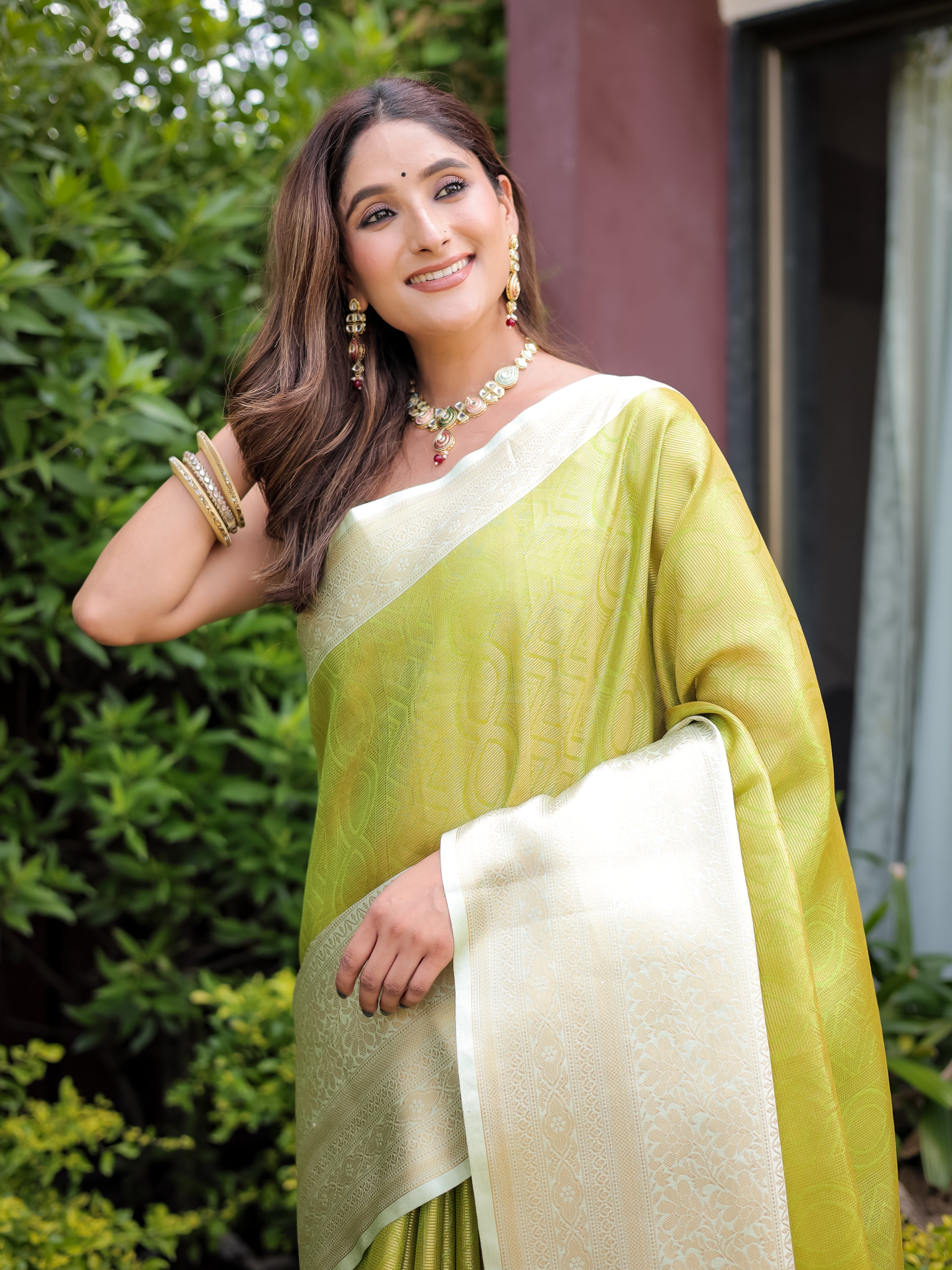 Faux Banarasi Handloom Pure Zari Saree