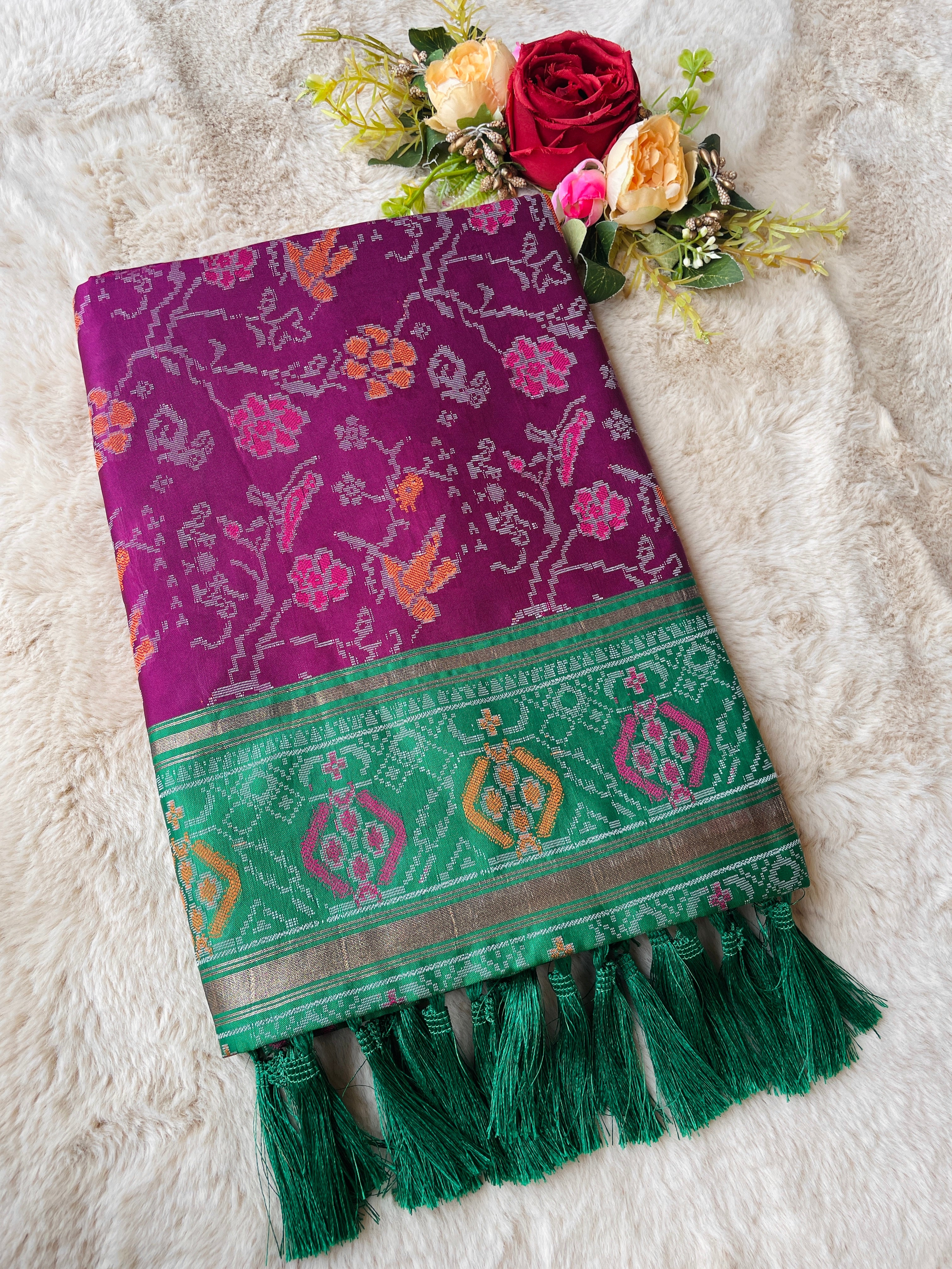 Banarsi Patola Soft Silk Saree