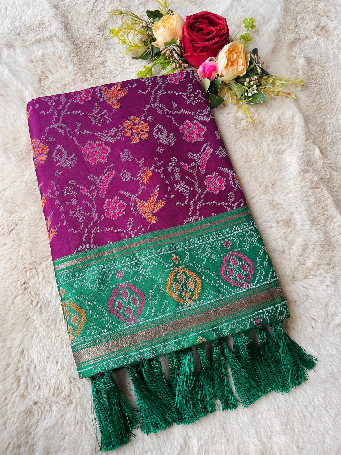 Banarsi Patola Soft Silk Saree