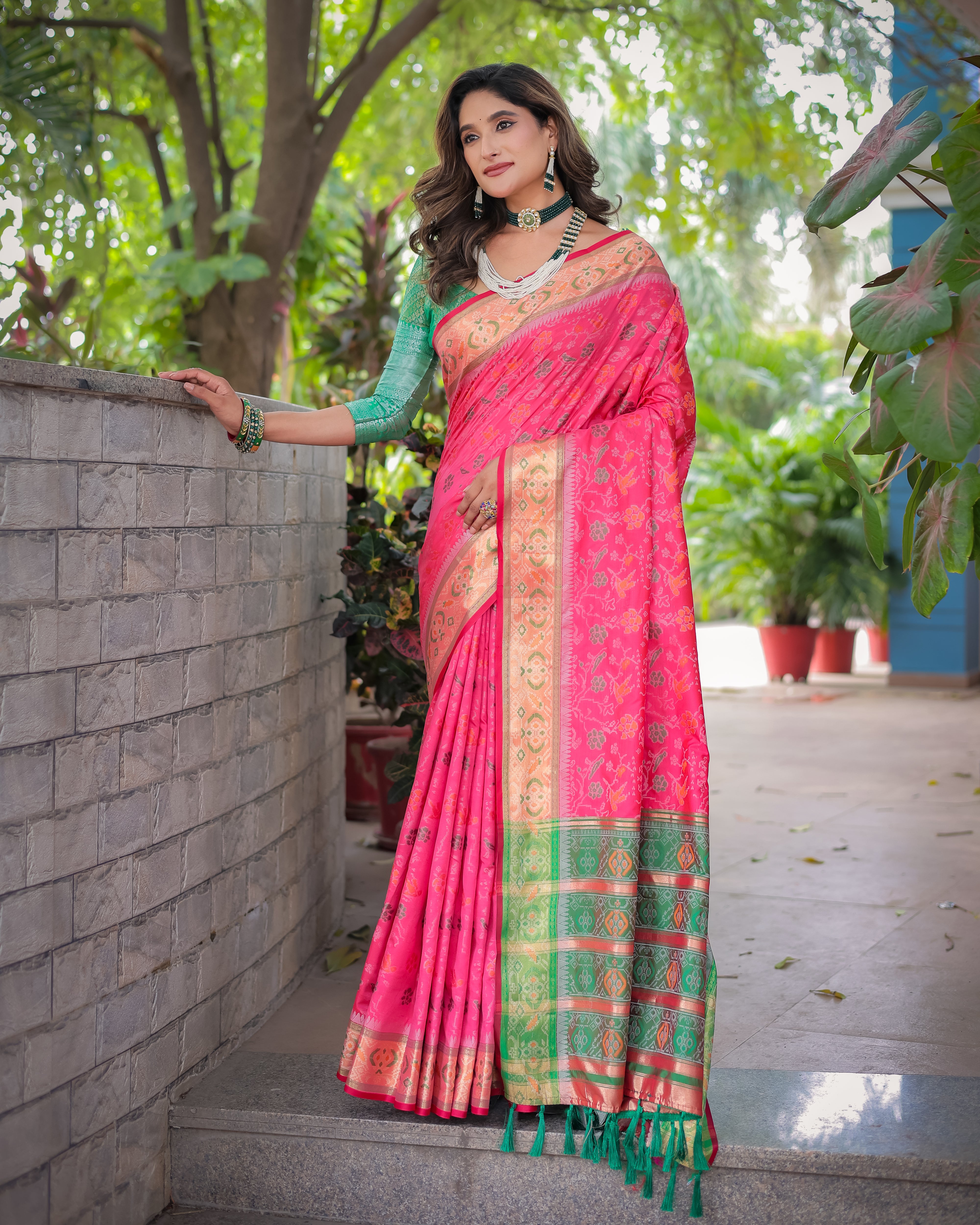 Banarsi Patola Soft Silk Saree