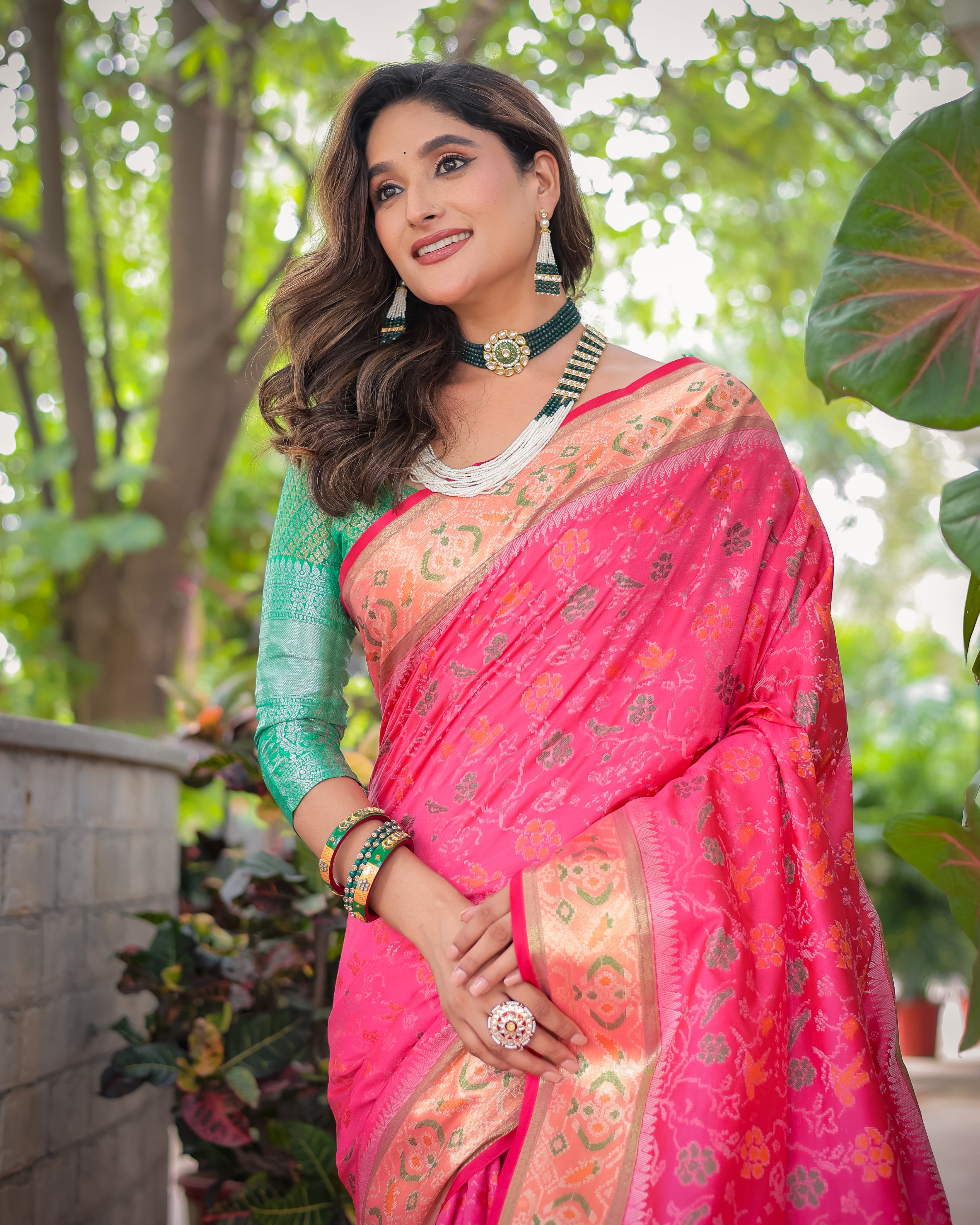 Banarsi Patola Soft Silk Saree