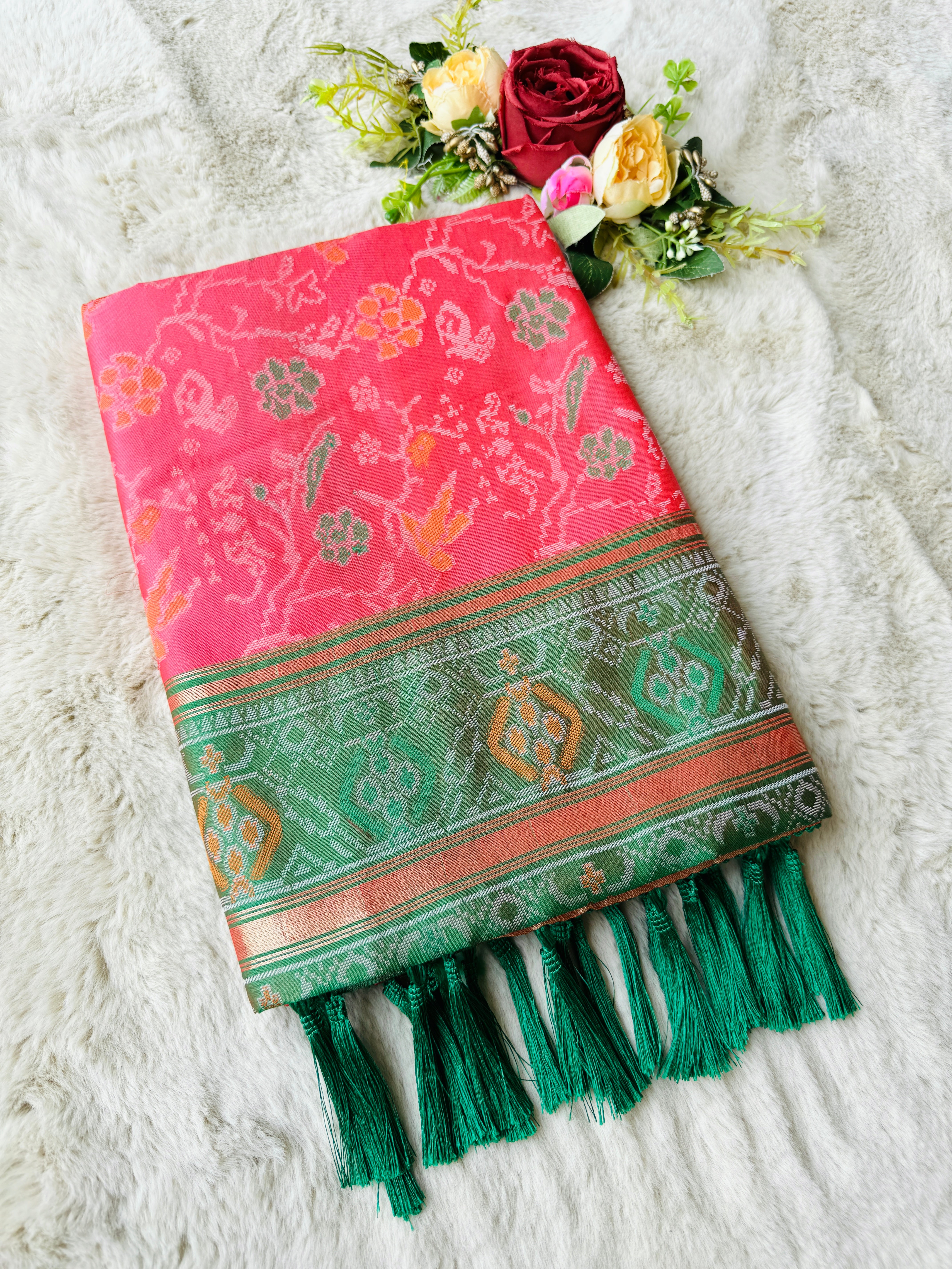 Banarsi Patola Soft Silk Saree