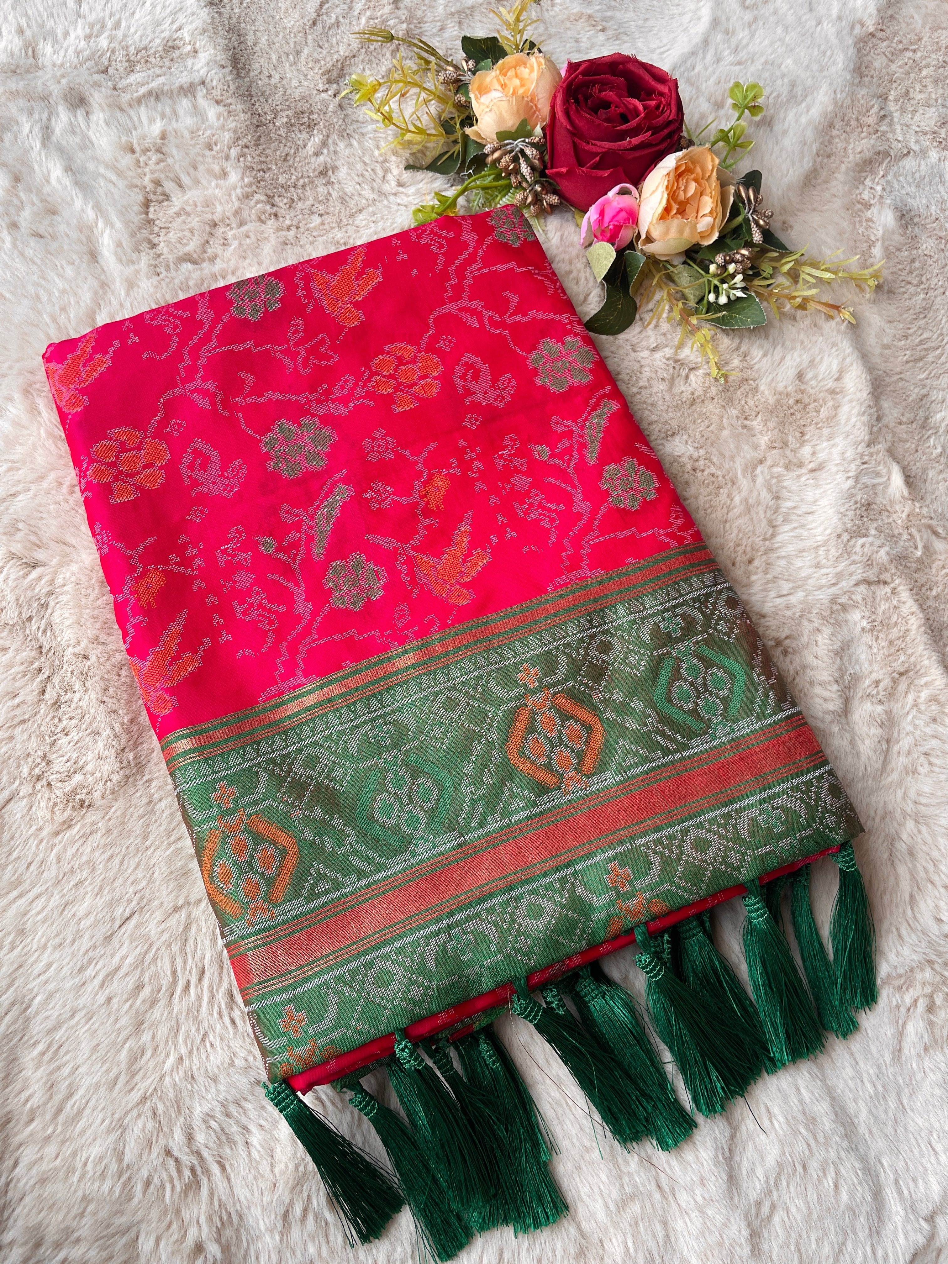 Banarsi Patola Soft Silk Saree