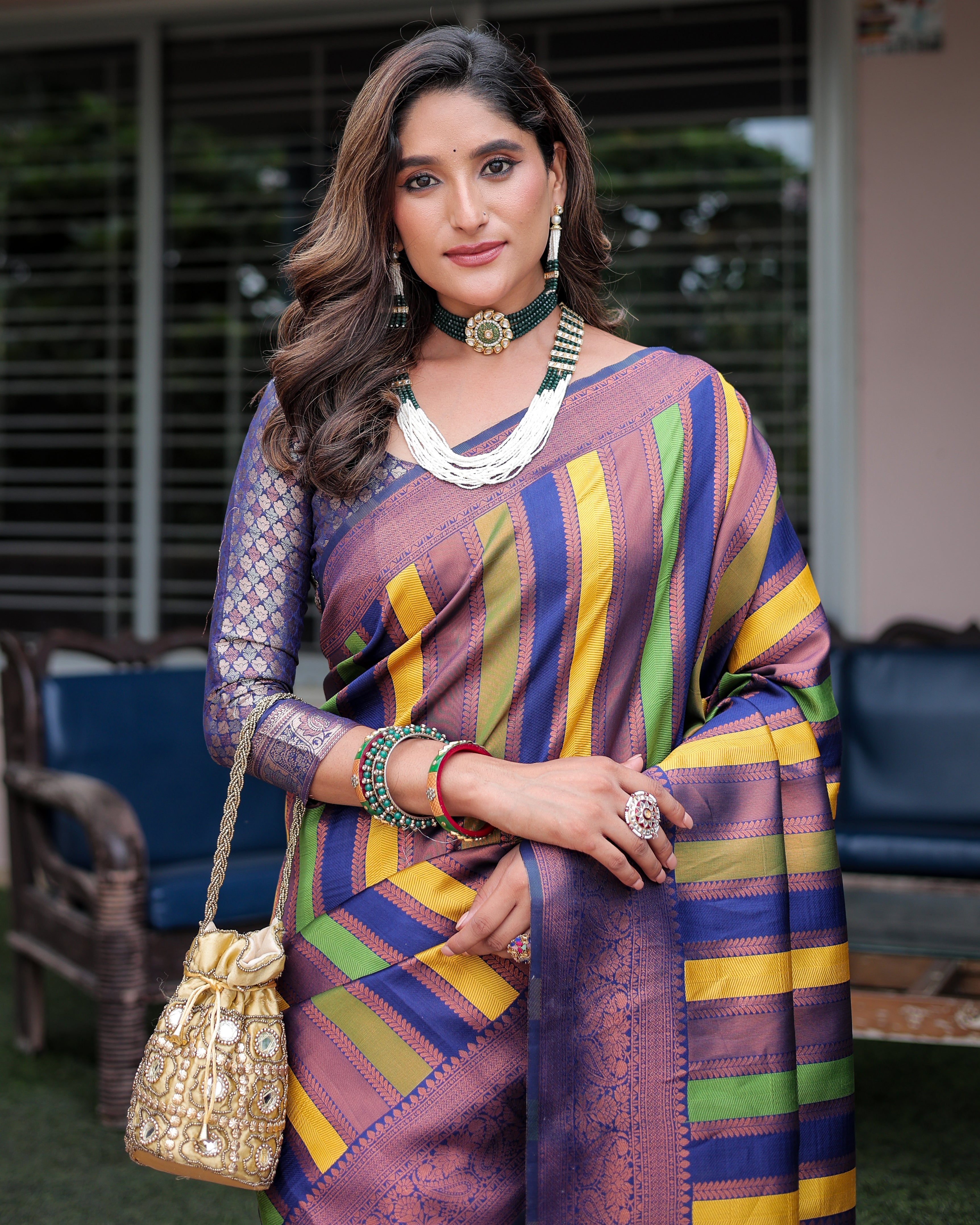 Dirty Purple Pure Soft Semi Kanjivaram Pattu Silk Saree