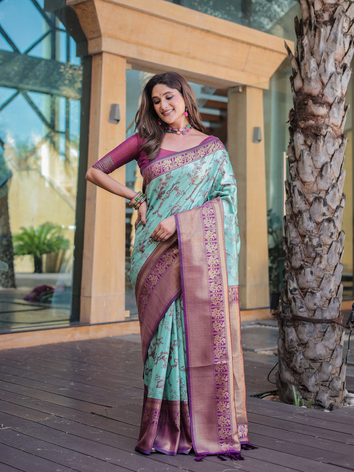 Half Baked Dharmavaram Silk Rich Pallu Pure Zari Saree