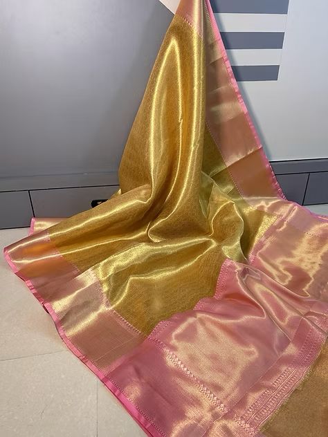 Luxor Gold Rani Mukherji Inspired Premium Tissue Silk Saree