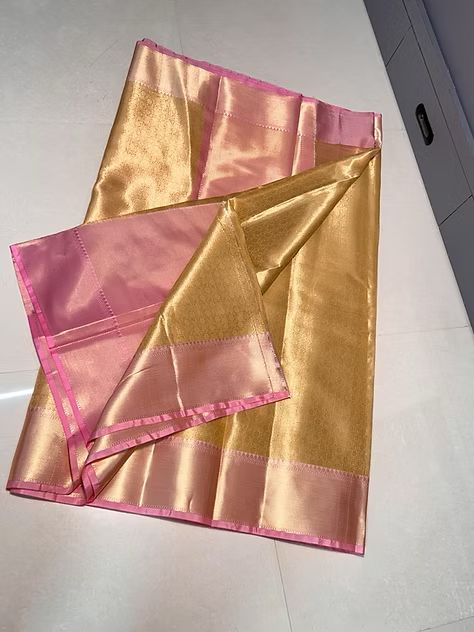 Luxor Gold Rani Mukherji Inspired Premium Tissue Silk Saree