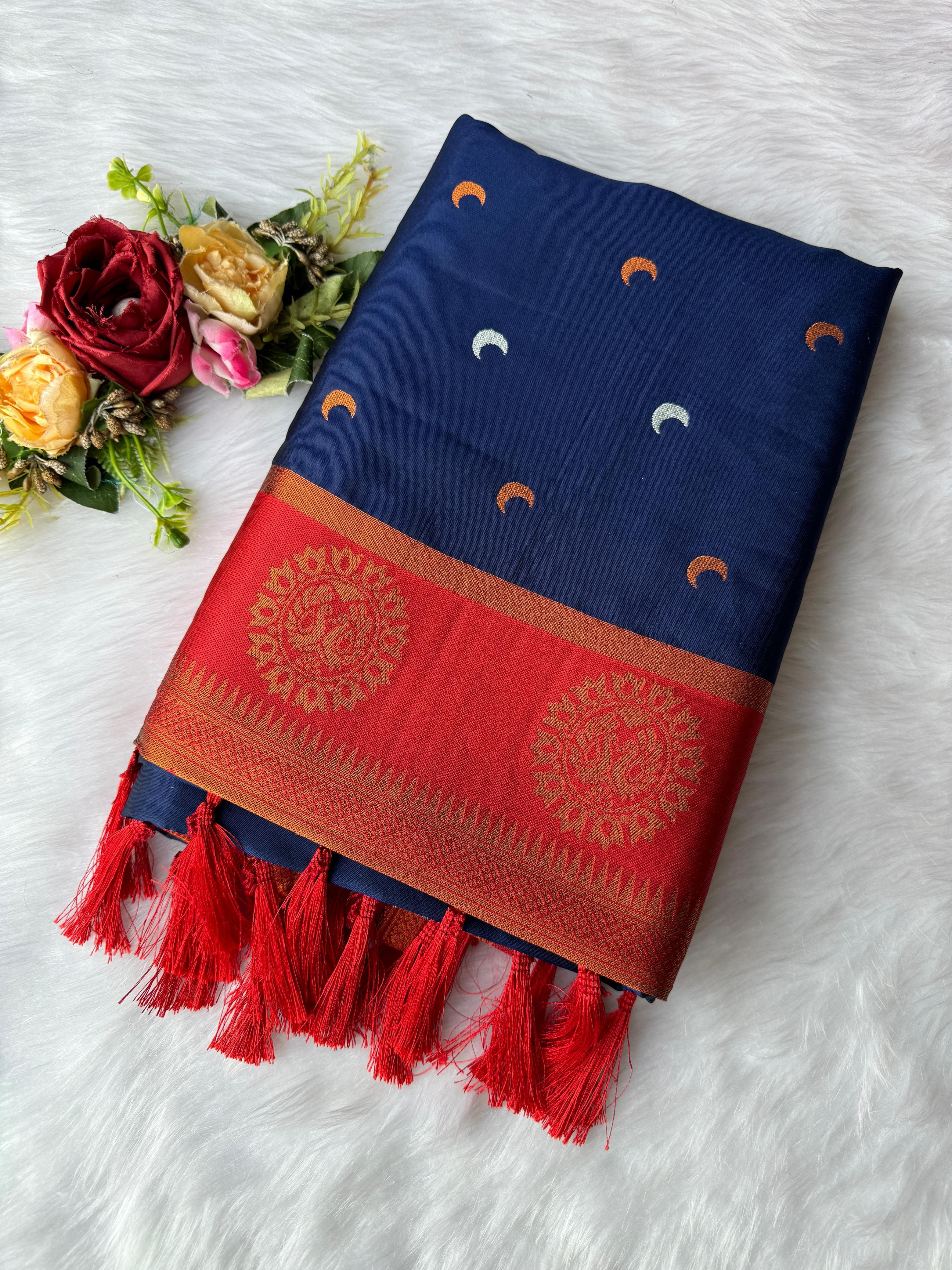 Soft Chandrakor Paithani Silk Saree