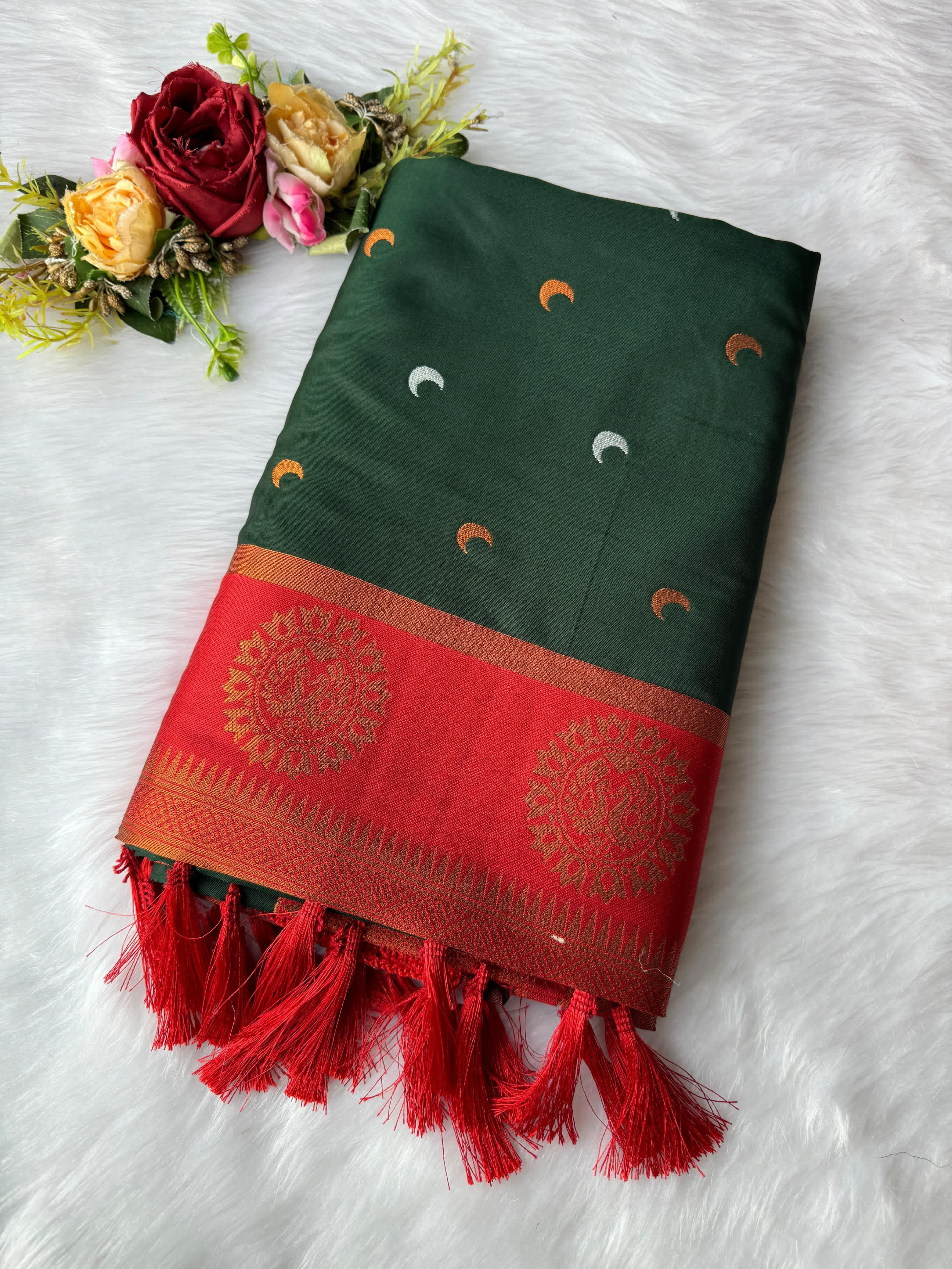Soft Chandrakor Paithani Silk Saree