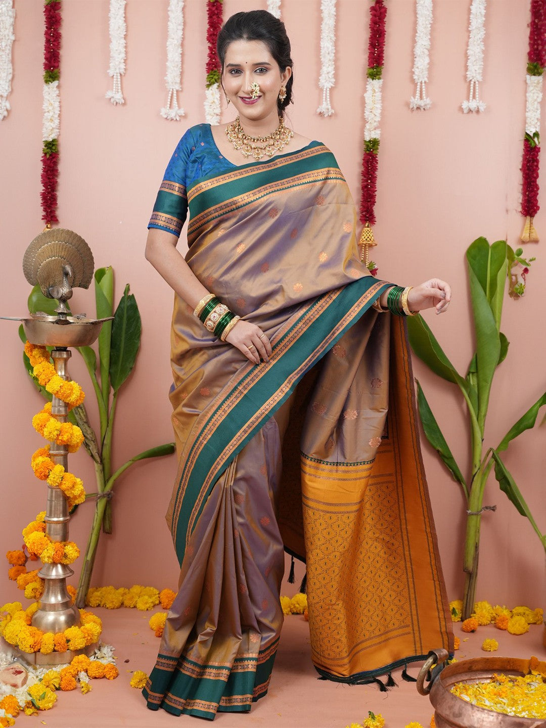 Woven Design Zari Pure Banarasi Silk Saree
