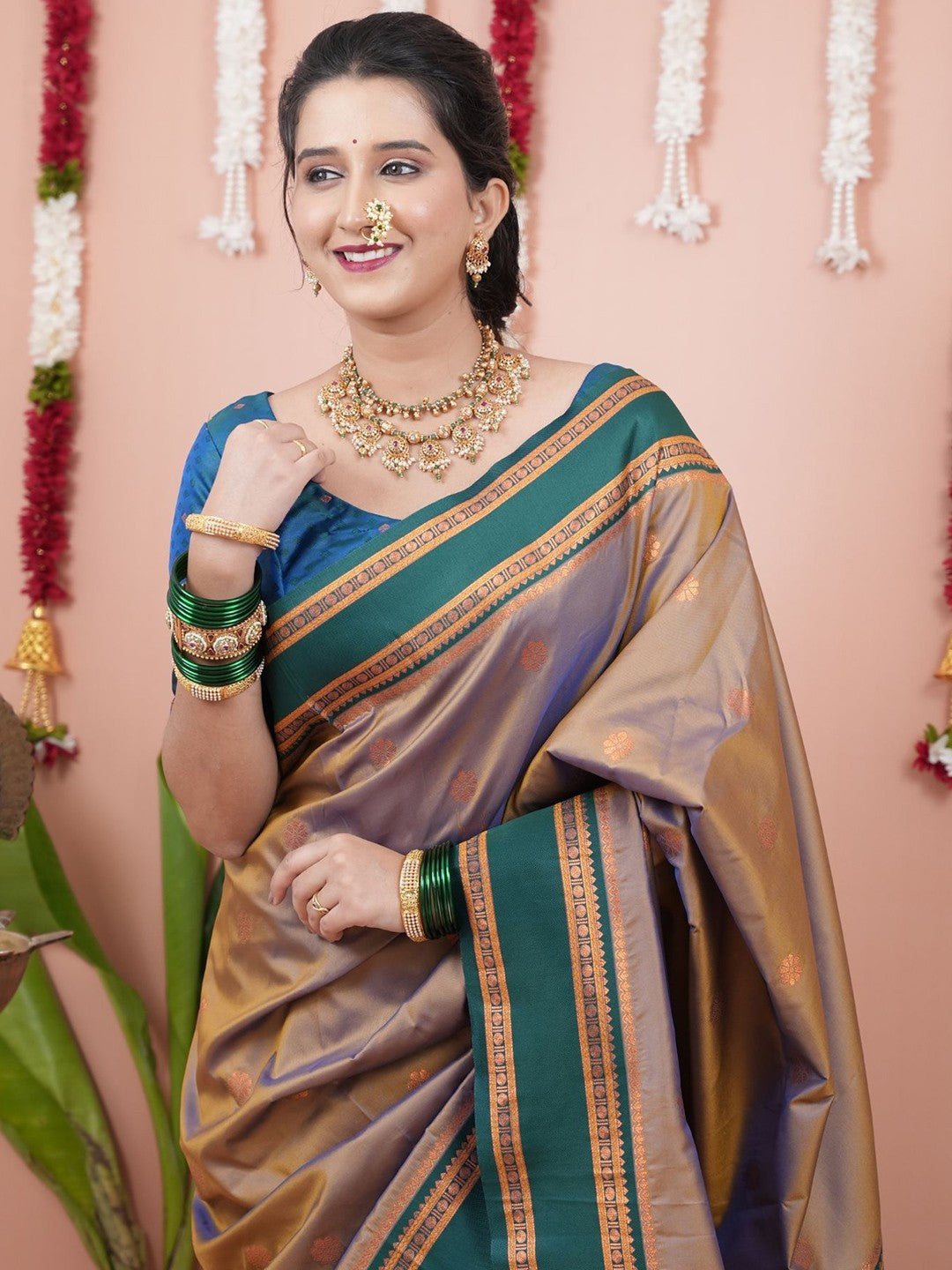 Woven Design Zari Pure Banarasi Silk Saree