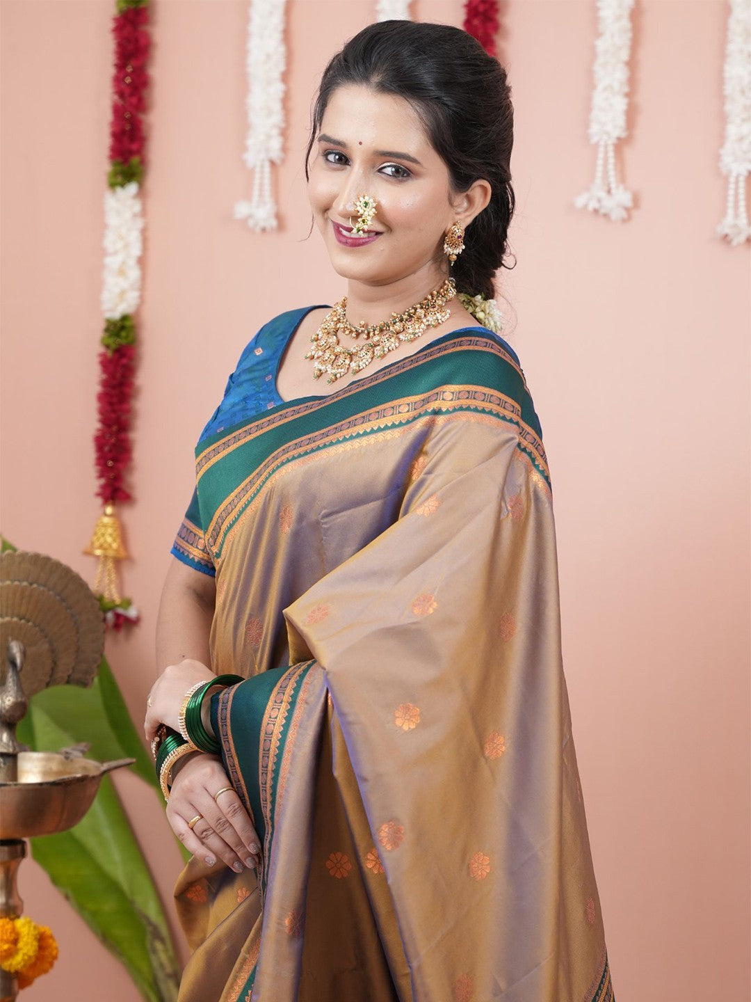 Woven Design Zari Pure Banarasi Silk Saree