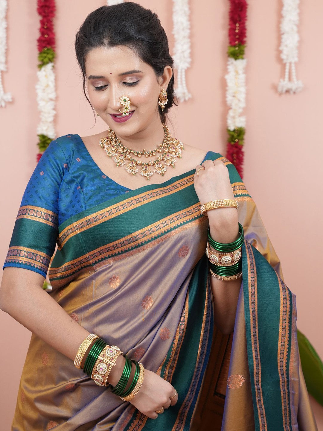 Woven Design Zari Pure Banarasi Silk Saree