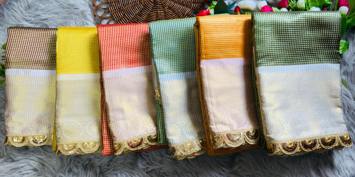 Soft Banarsi Handloom Soft Tissue Silk Saree