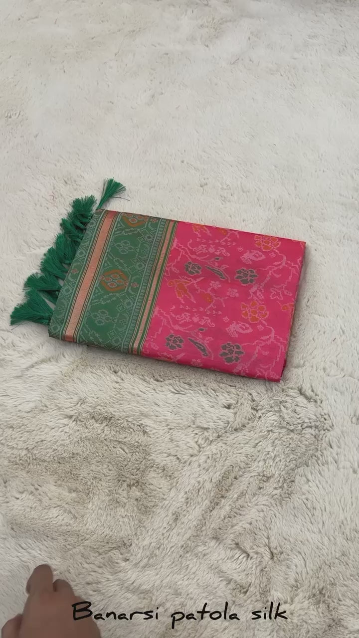 Banarsi Patola Soft Silk Saree