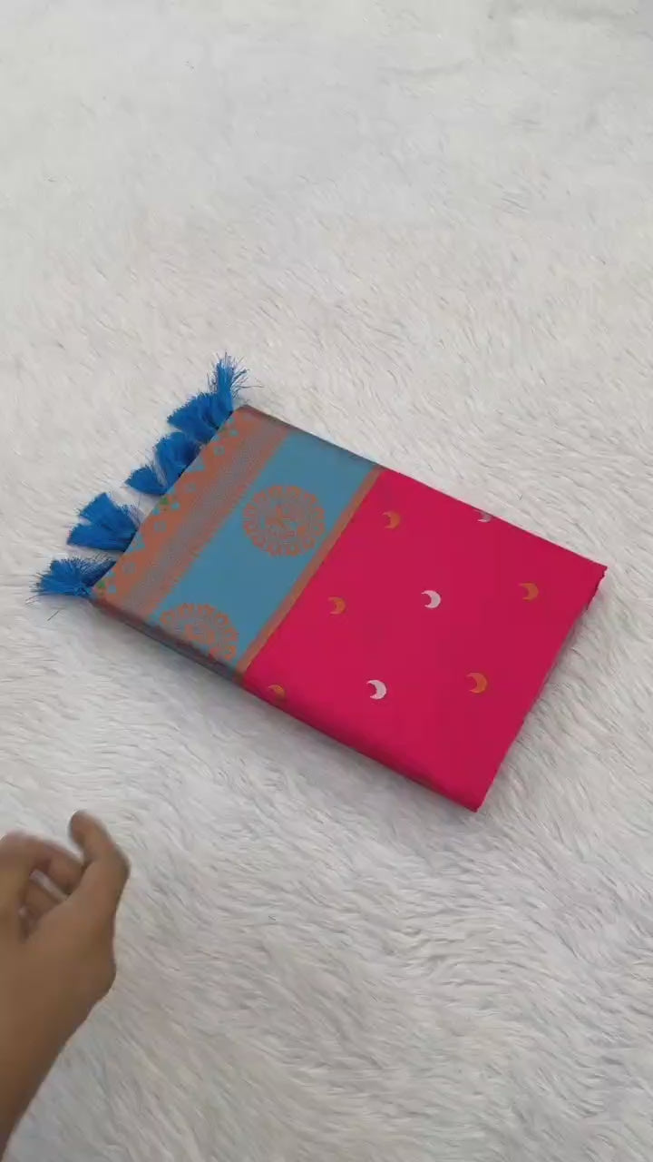 Soft Chandrakor Paithani Silk Saree