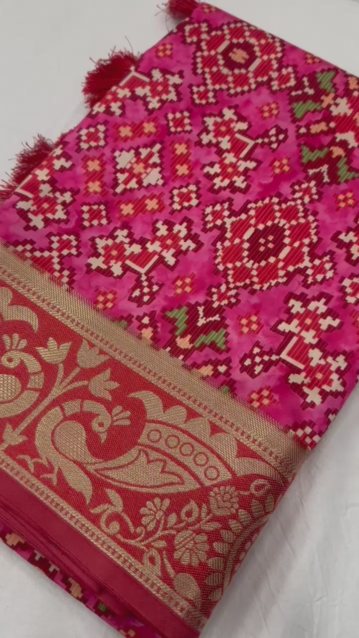 Woven Design Zari Pure Silk Paithani Saree