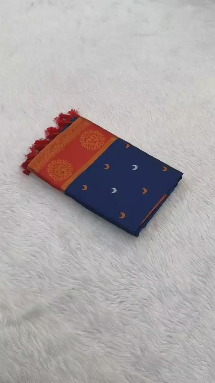 Soft Chandrakor Paithani Silk Saree