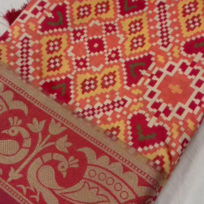 Woven Design Zari Pure Silk Paithani Saree