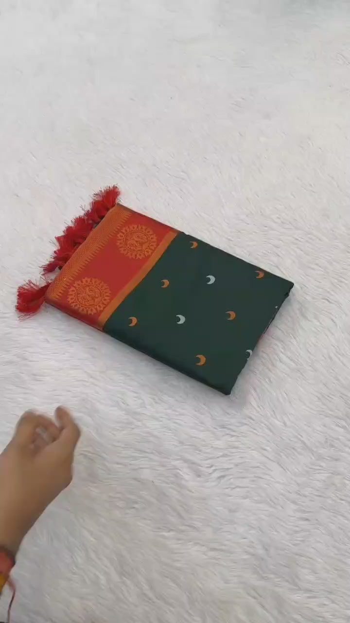 Soft Chandrakor Paithani Silk Saree