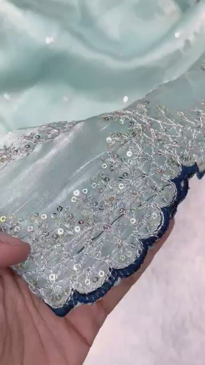 Pure Zimmy Choo Satin Saree