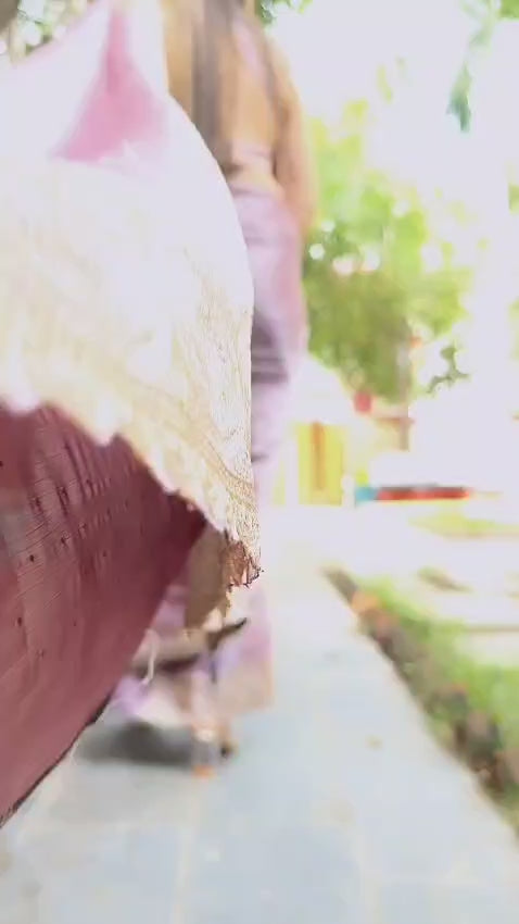 Beautiful Burberry Jimmy Choo silk saree