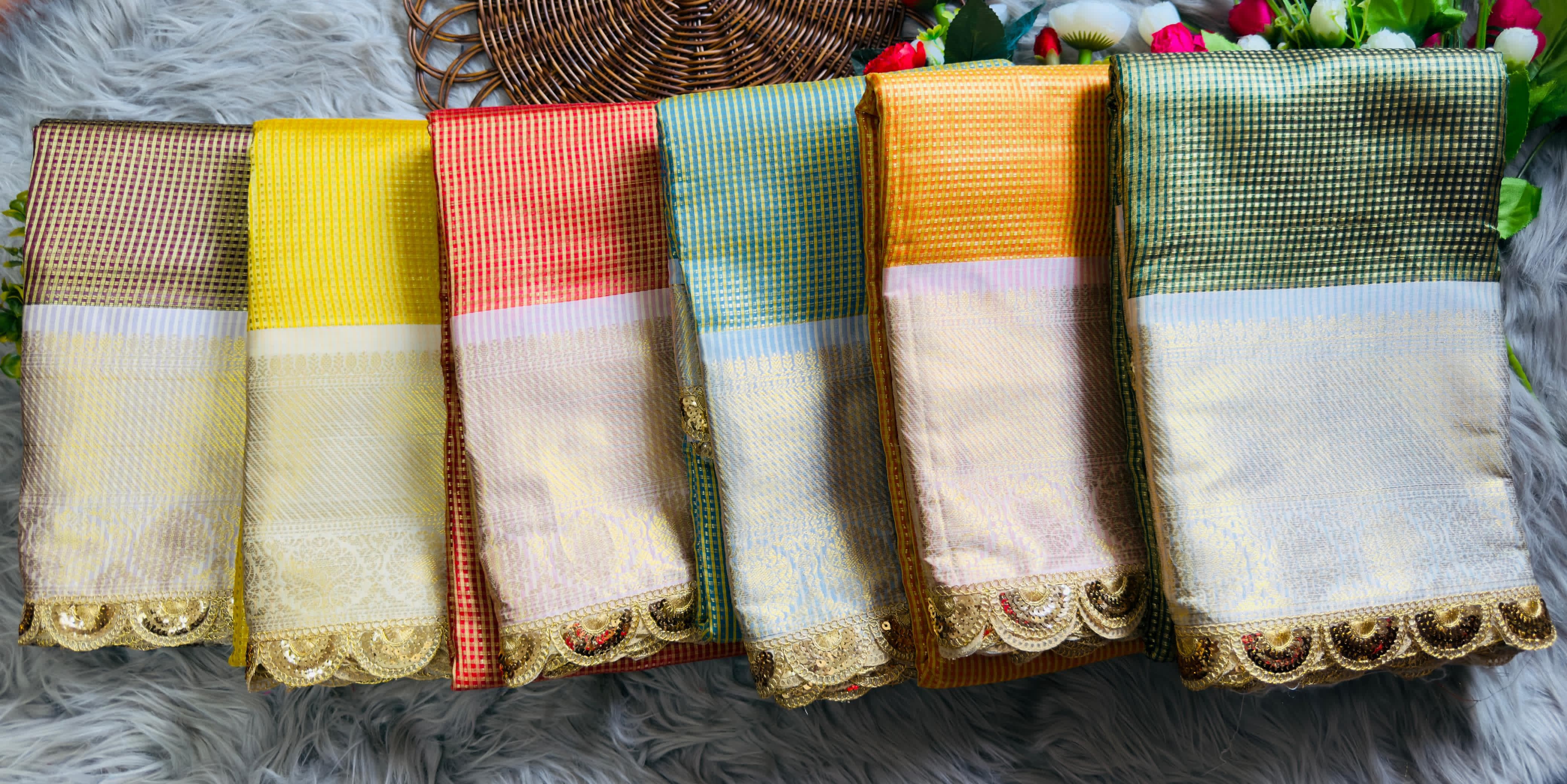 soft banarsi handloom celebrity inspired soft tissue silk saree